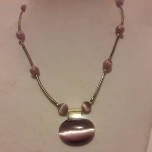 Tiger Eye Violet Necklace